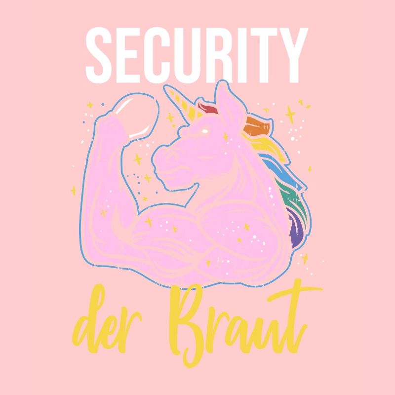 Security Der Braut Einhorn JGA Sicherheitsdienst