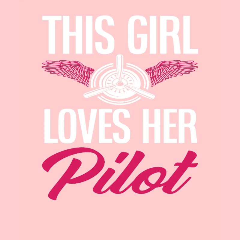 Pilot Dieses Mädchen Liebt Ihren Piloten