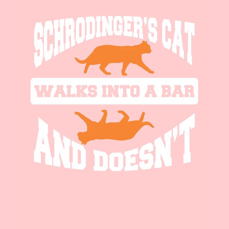 Schrodinger's Cat Walk into bar Tshirt and doesn't