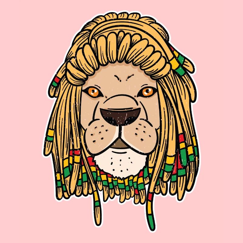 Cadeau Dreadlocks Lion Reggae Rasta Rastafari
