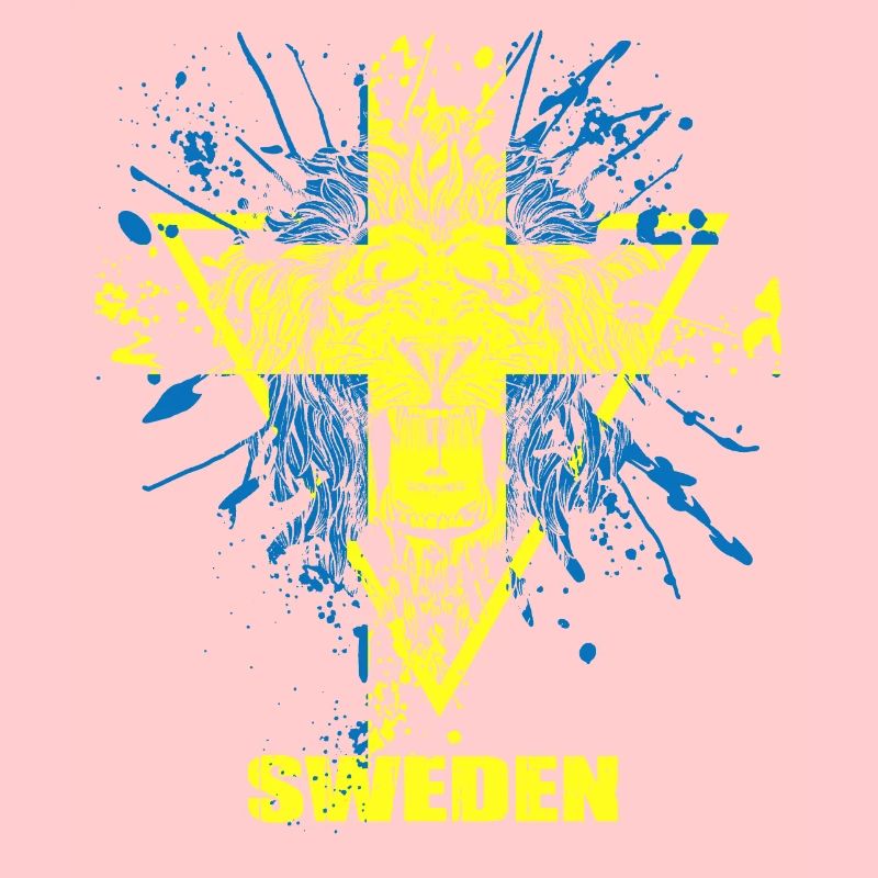 Lion drapeau drapeau suède