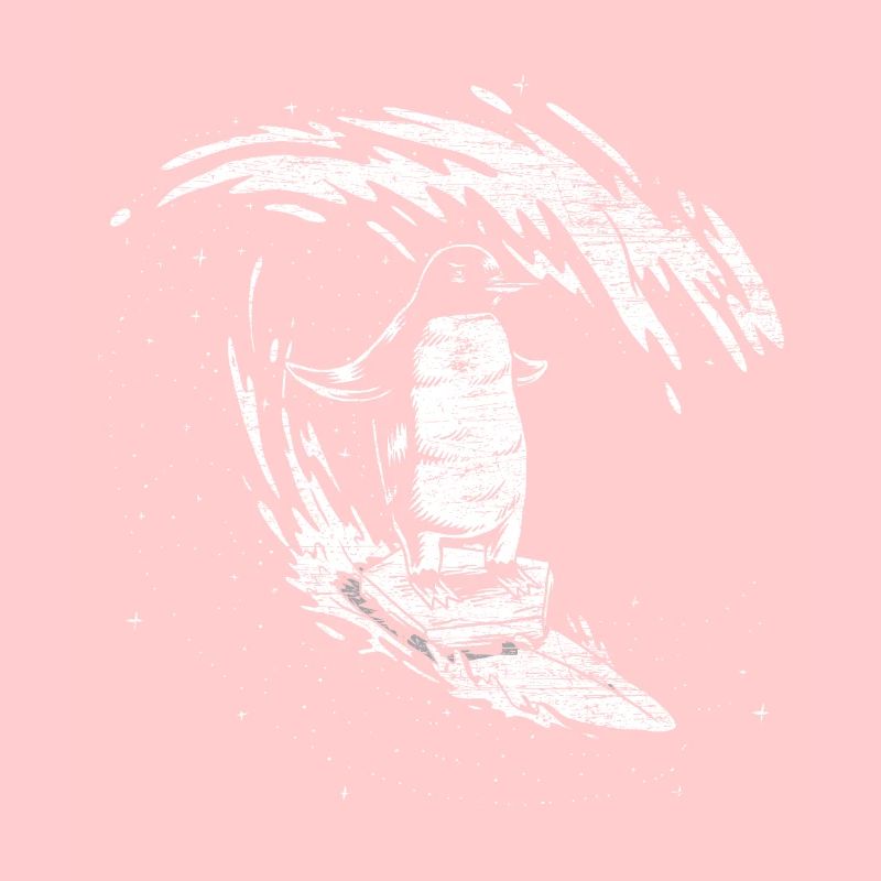 Surfeur pingouin