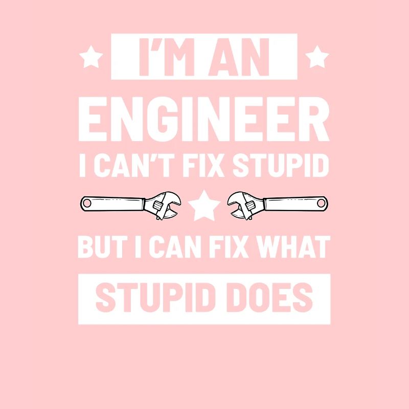 Engineer say sarcastically