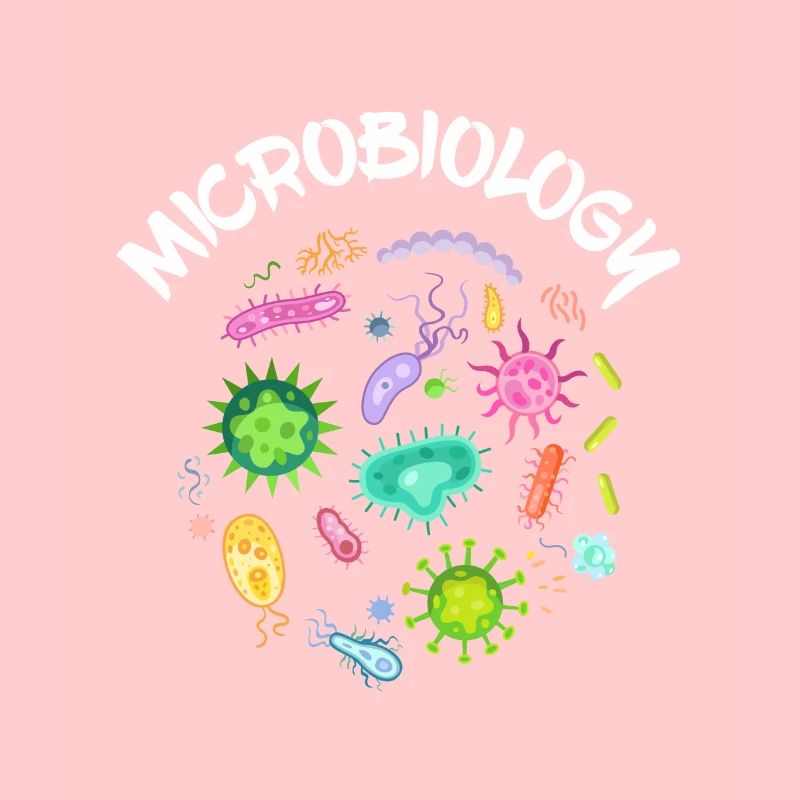 Microbiology scientist bacteria microscope