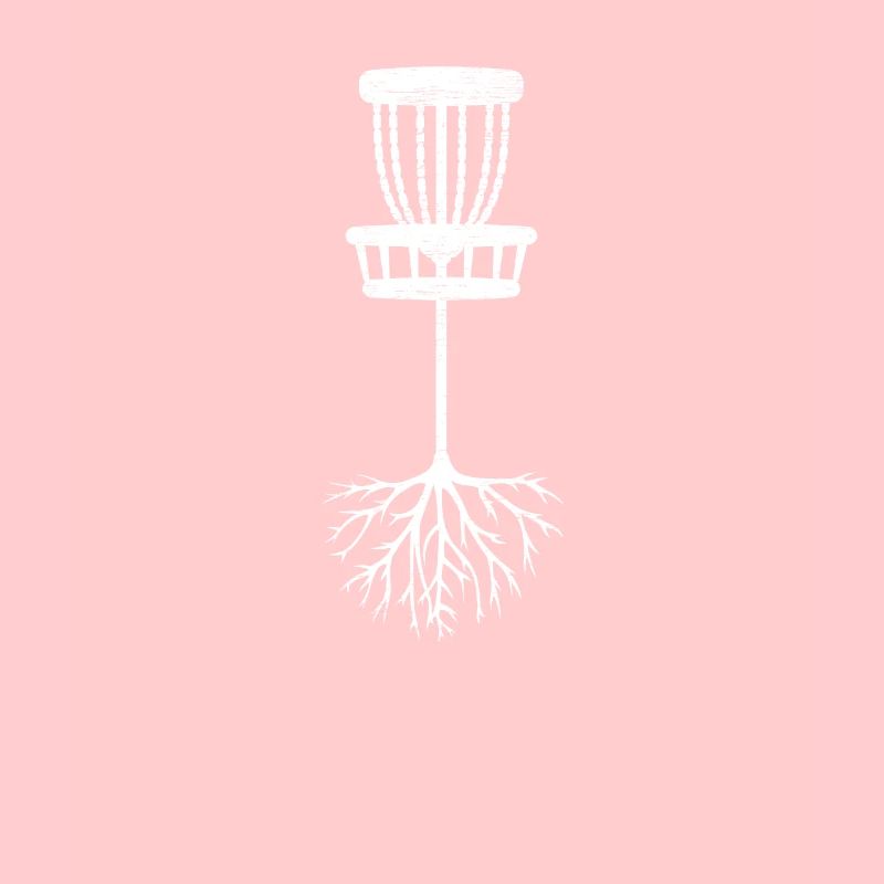 Cooles Disc Golf Grafik Geschenk Korb Wurzeln