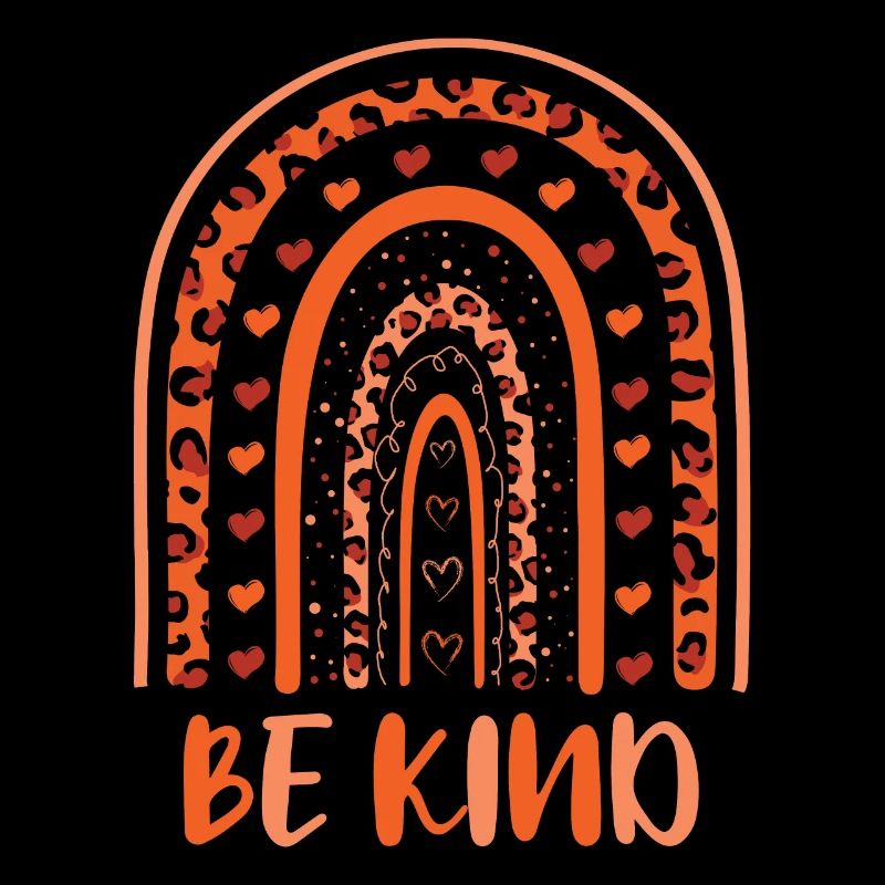 Kind Rainbow Orange Kindness Awareness Unity Day