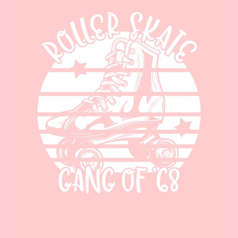 Rollschuhfahrer Rollerskates Rollschuh Gang 1968