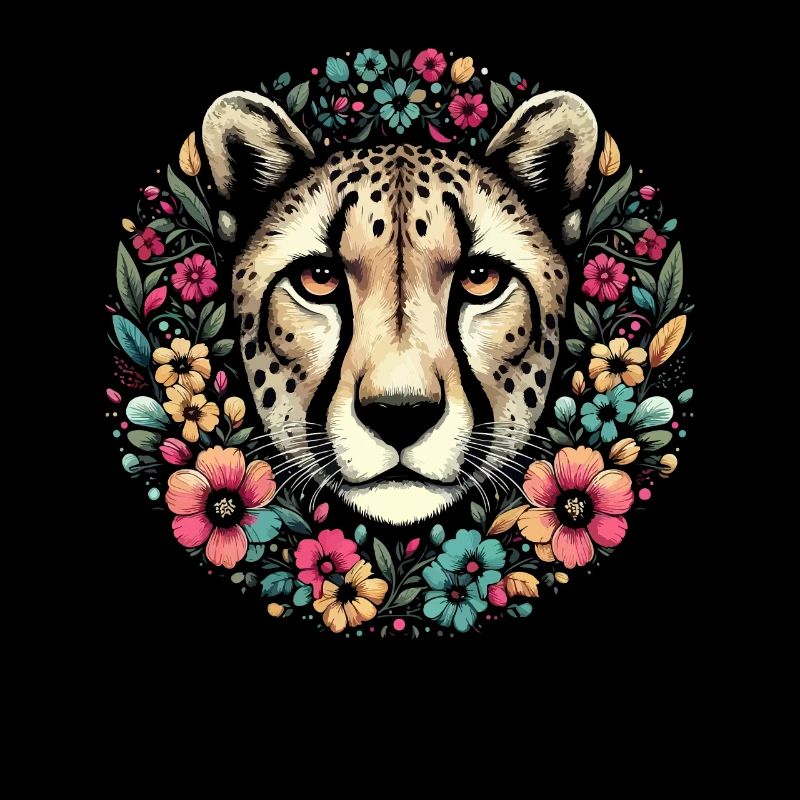 Guépard Fleurs de guépard