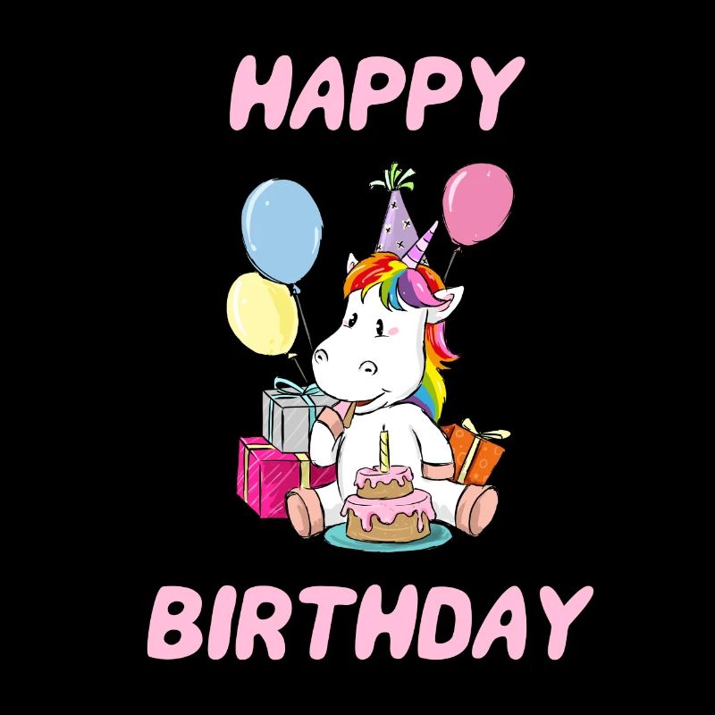 Trendy Einhorn Geburtstagsgeschenk mädchen