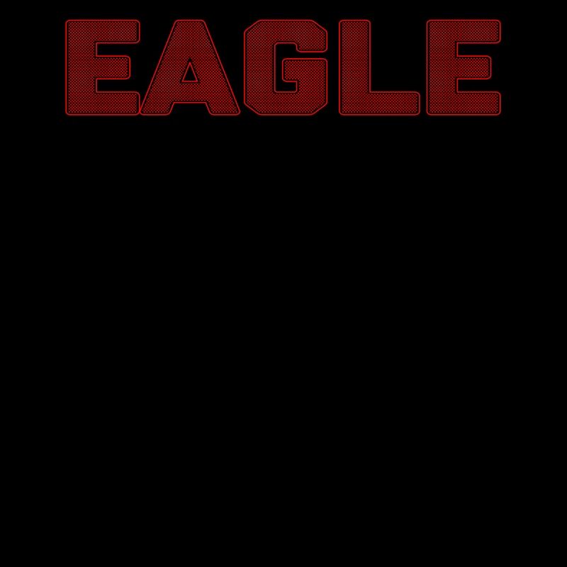 Eagle Dotted Text Design