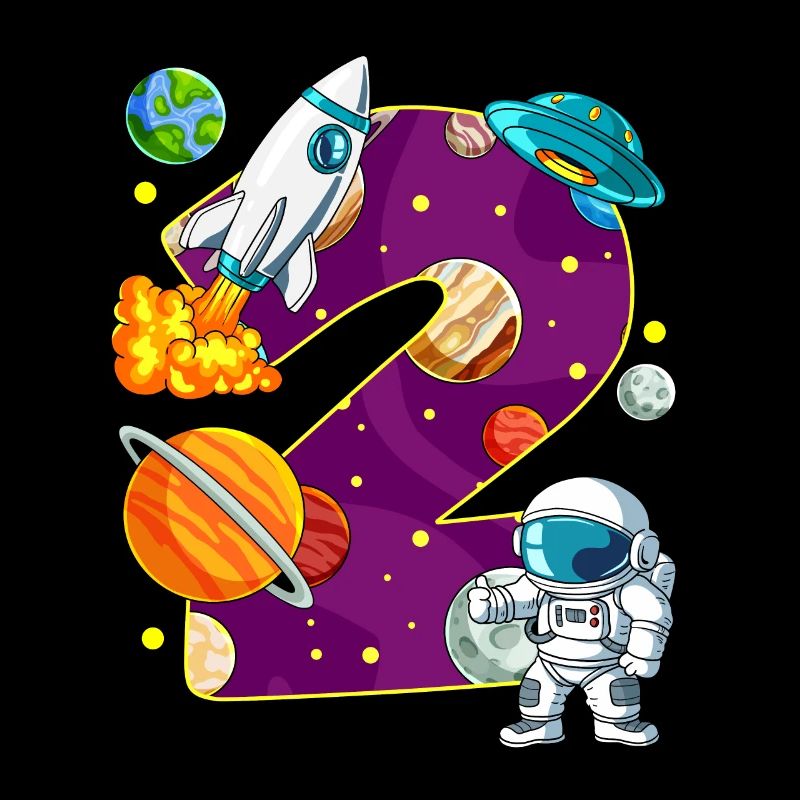 2 Anniversaire Astronaute de l’espace 2 ans