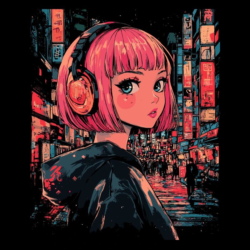 Anime Mädchen Japan