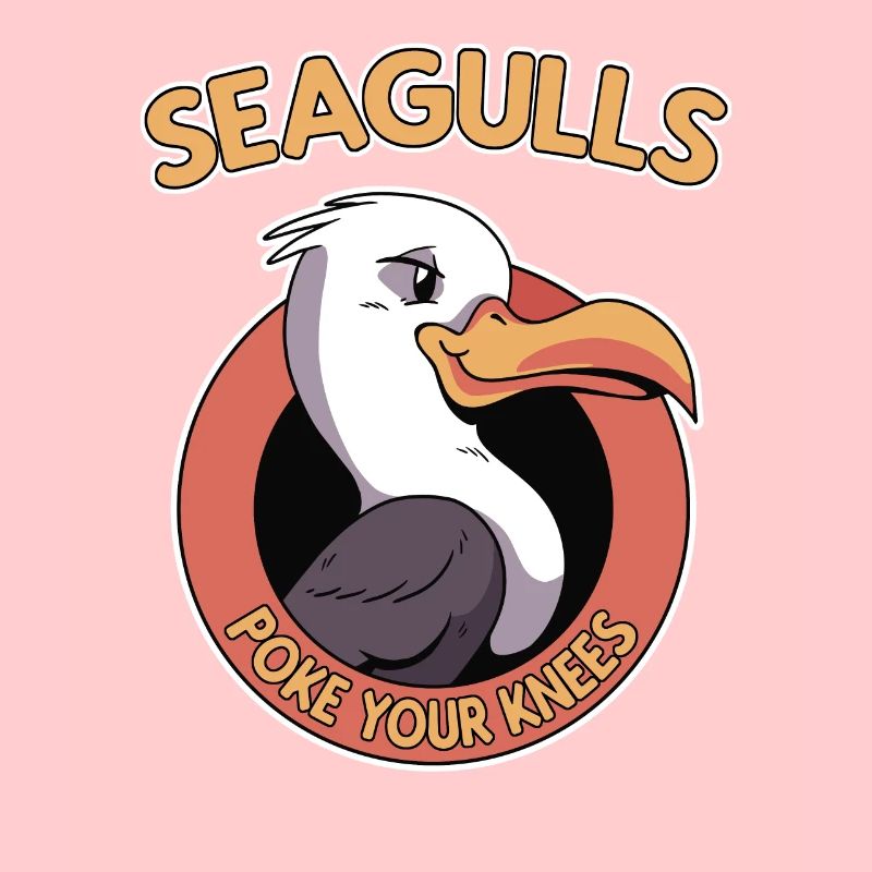 Seagulls Poke Your knees Möwe Seemöwe