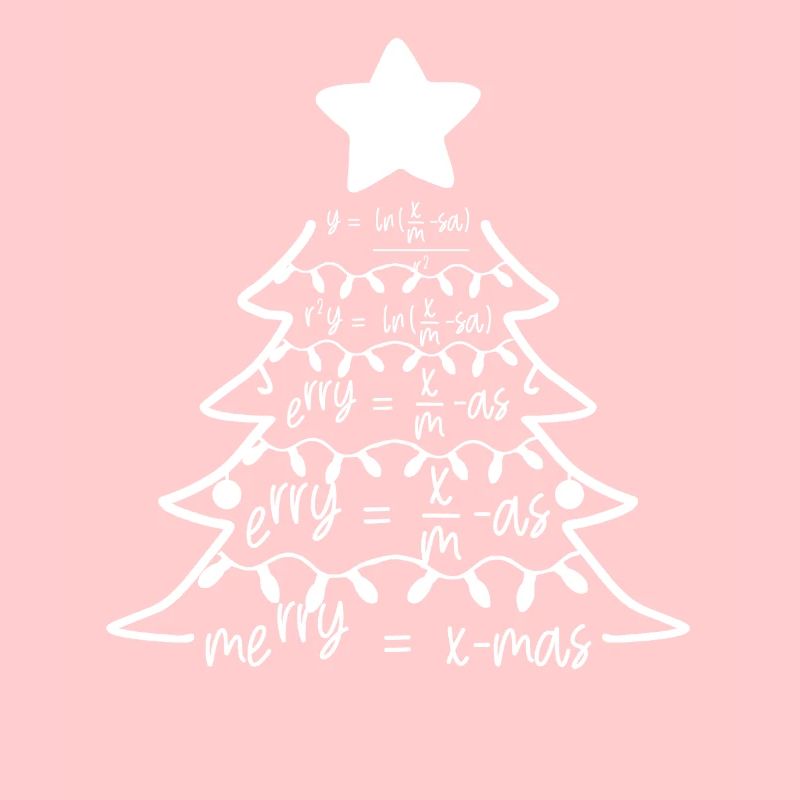 Mathématiques Xmas Tree Cadeau de Noël