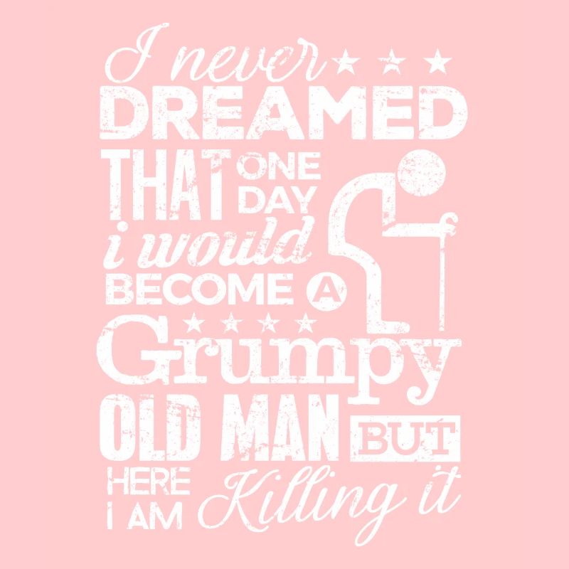 Grumpy Old Man TShirt Funny Siger Bedstefar Gave