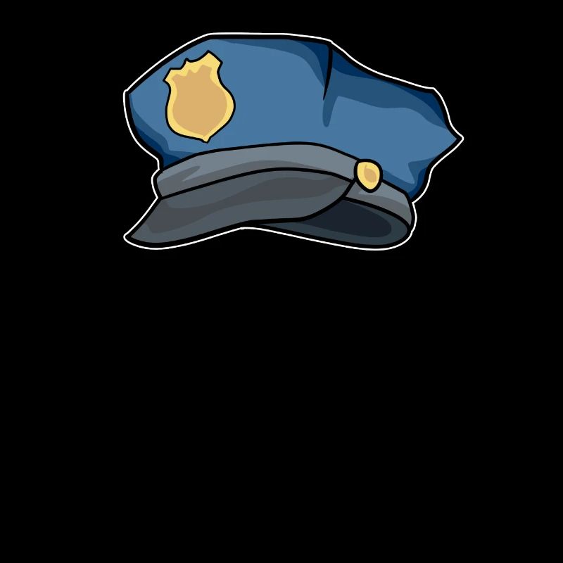 Police cap policeman Police gift idea comic