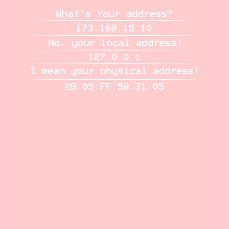 Computer IP Address Network Nerd Funny Gift