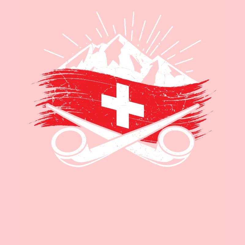Schweiz Schweizer Alpen Wandern Alphorn Geschenk
