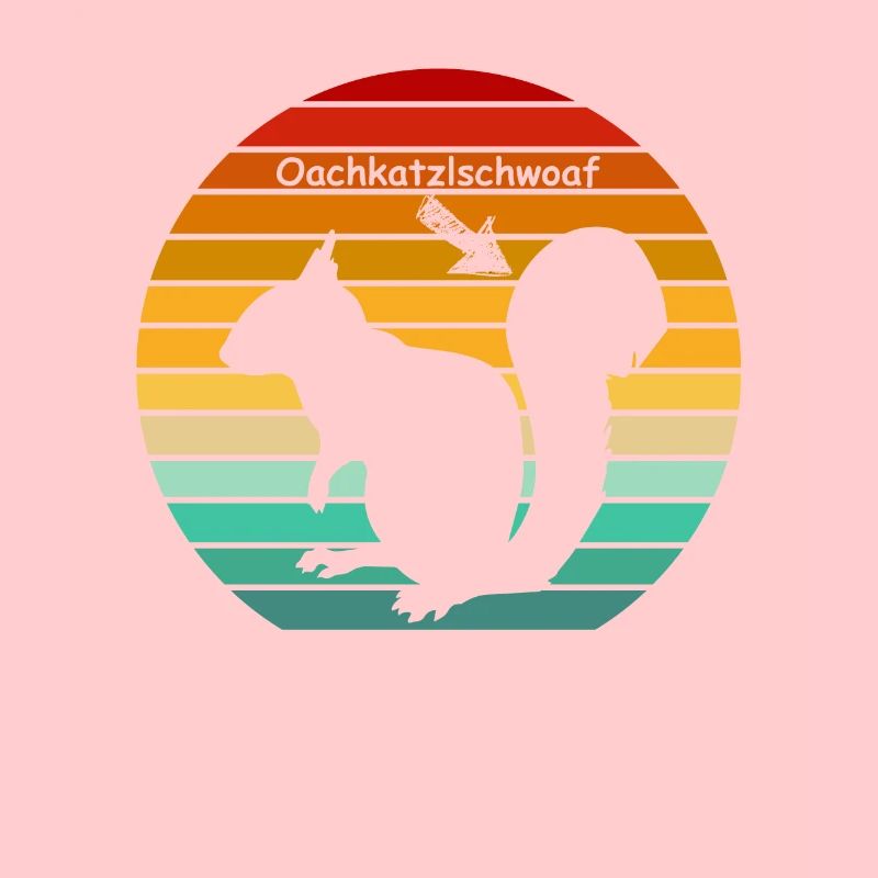 Oachkatzlschwoaf squirrel vintage dialect