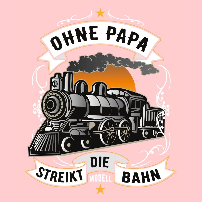 Modelleisenbahn Papa Dampflok Vater Geschenk