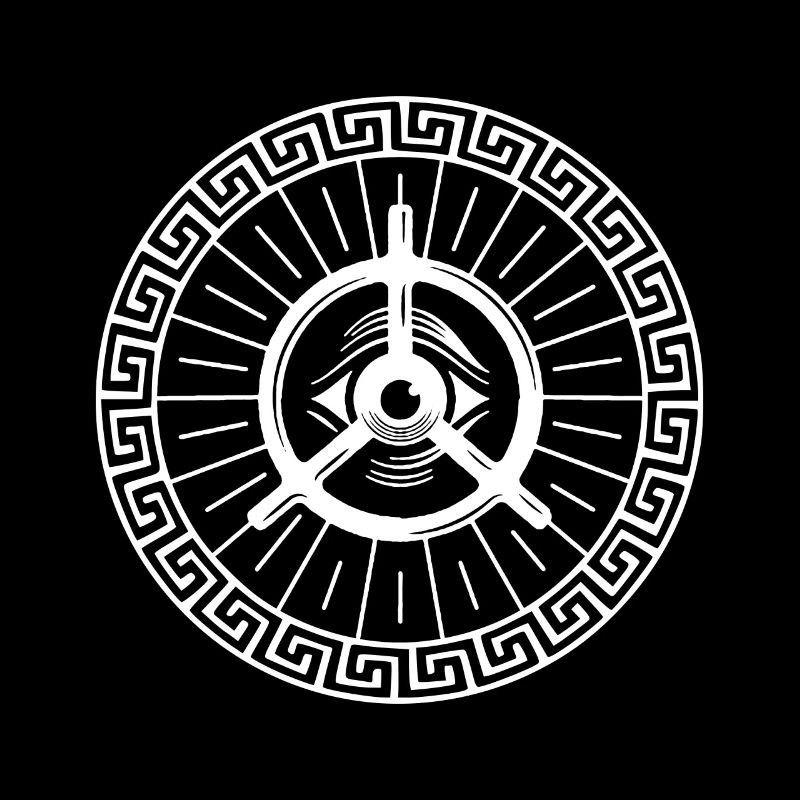 Illuminati Pyramide Avec T-Shirt Oeil Conspiration