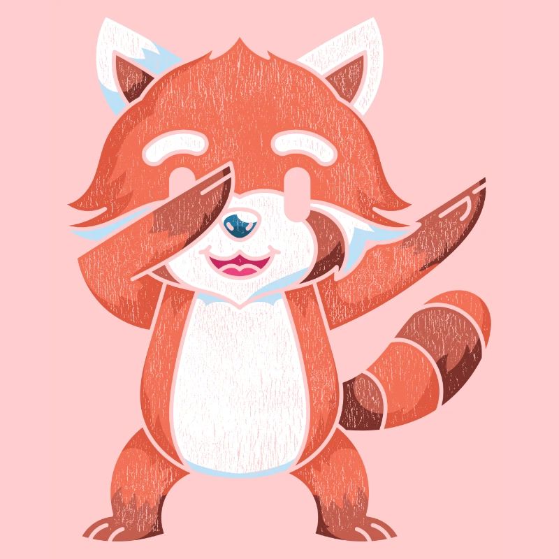 Dabbing Red Panda