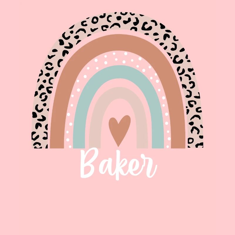 Baker Regenbogen Leopard Lustige Baker Wertschätzung