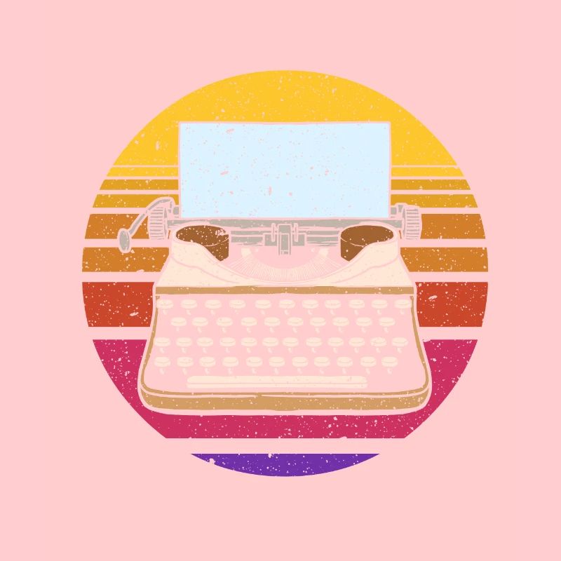 Vintage Typewriter Notes Author Writer