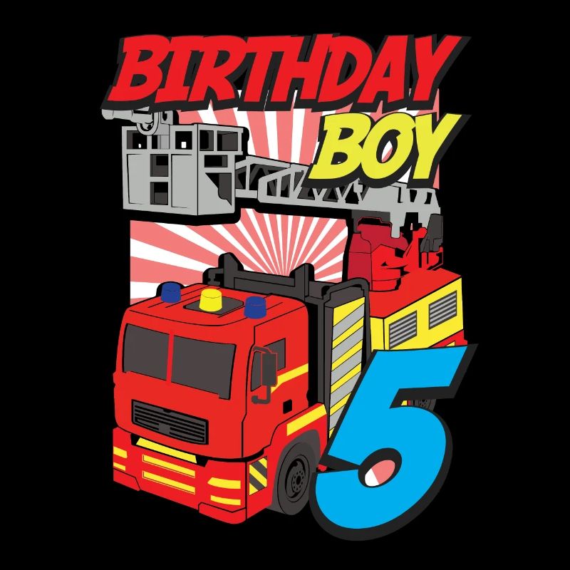 Firefighters fifth birthday for firefighters K.