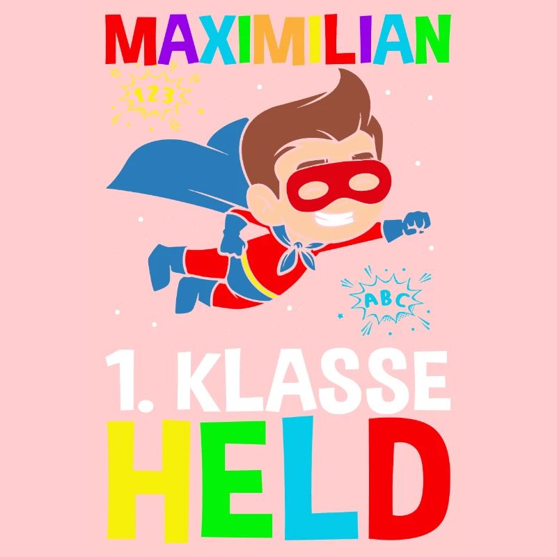 Schulkind Maximilian 1. Klasse Held