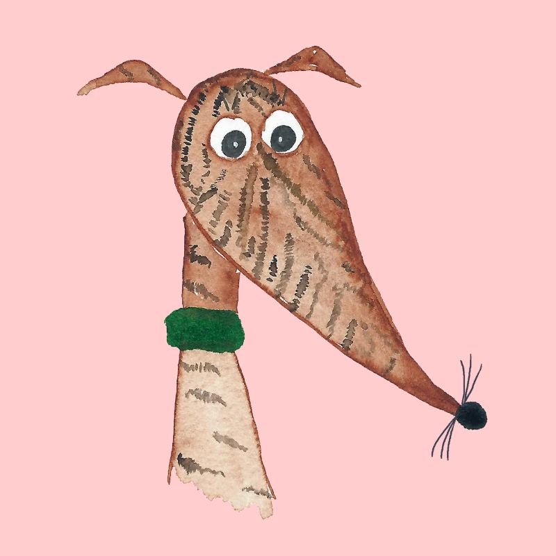 Windhund rot gestromt