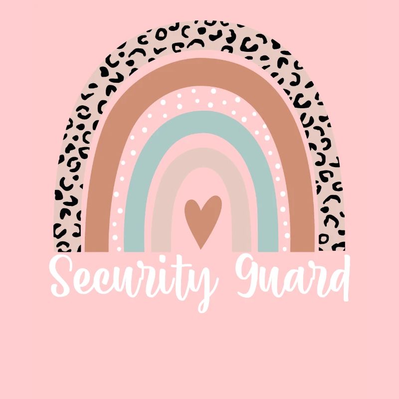 Agent de sécurité Rainbow Leopard Drôle Sécurité