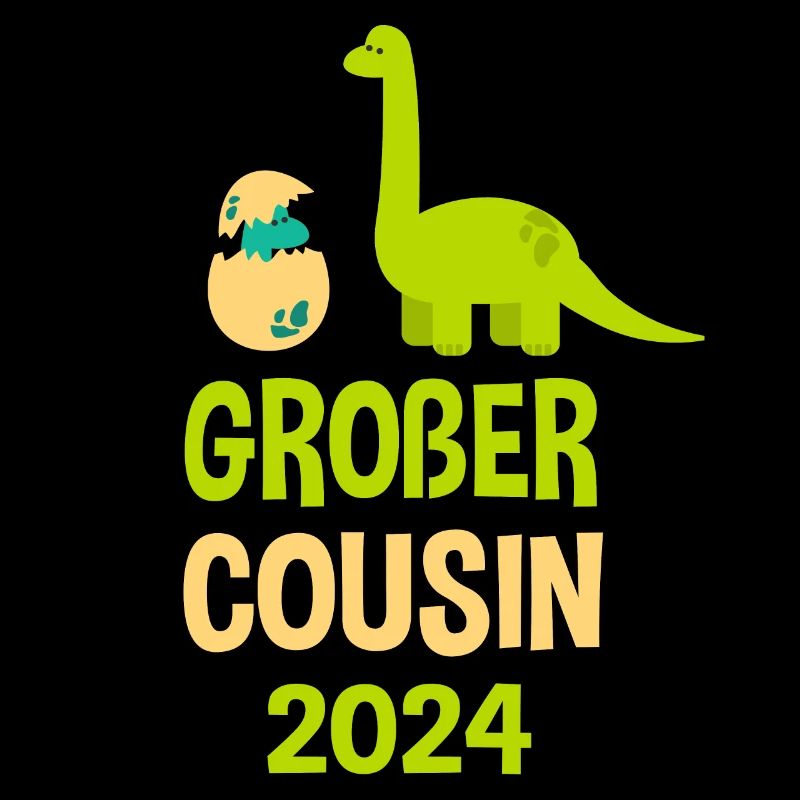 Großer Cousin 2024 Dino Geschenk