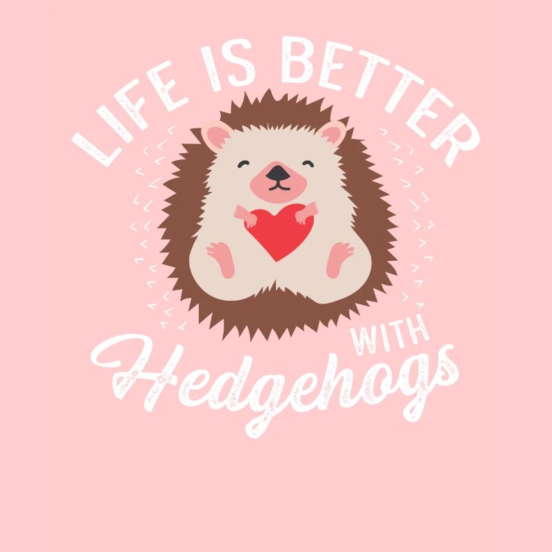 Better with hedgehog pet lover gift