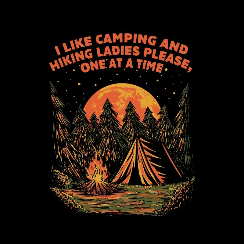 Damen bitte eins nach dem Camping -Wandercamper Wa