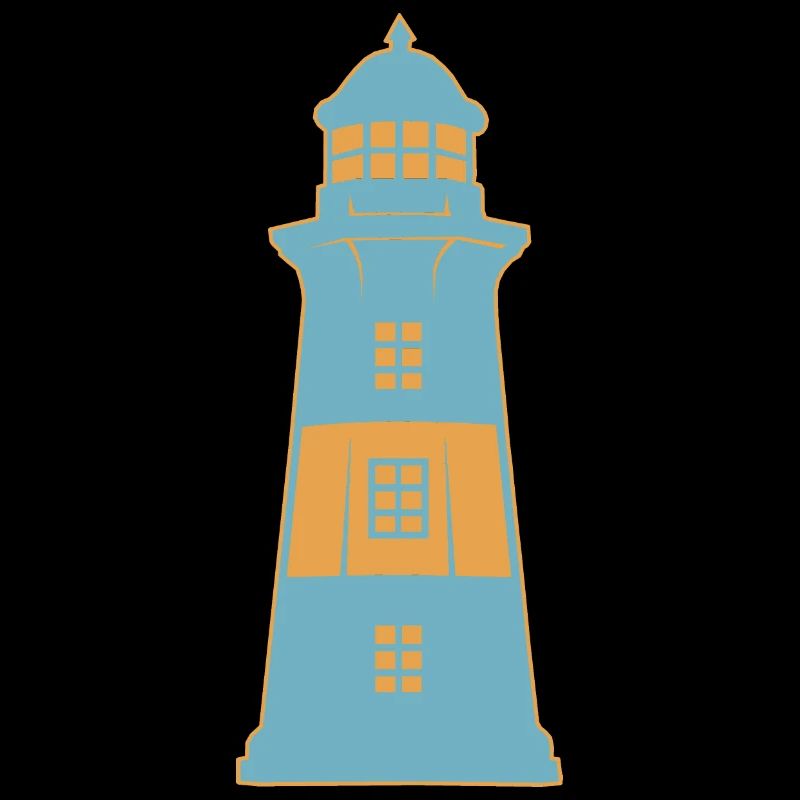 Lighthouse in the maritime coast
