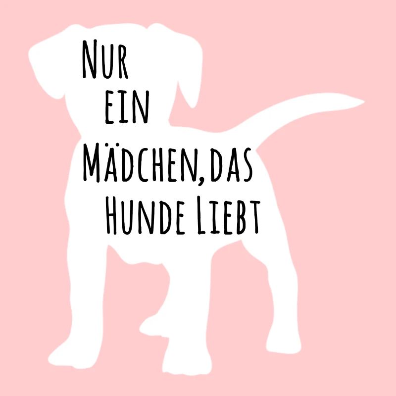 Hund Mädchen I Hundemotiv Hundebesitzer Geschenk