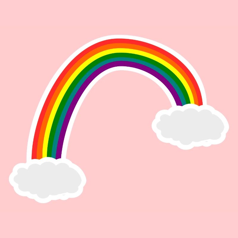 Nuages arc-en-ciel