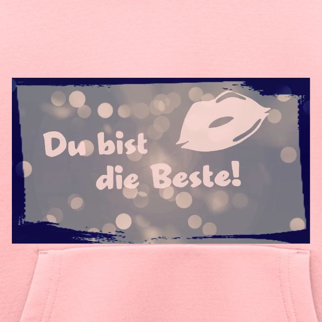 Du bist die Beste! Symbol und Muster