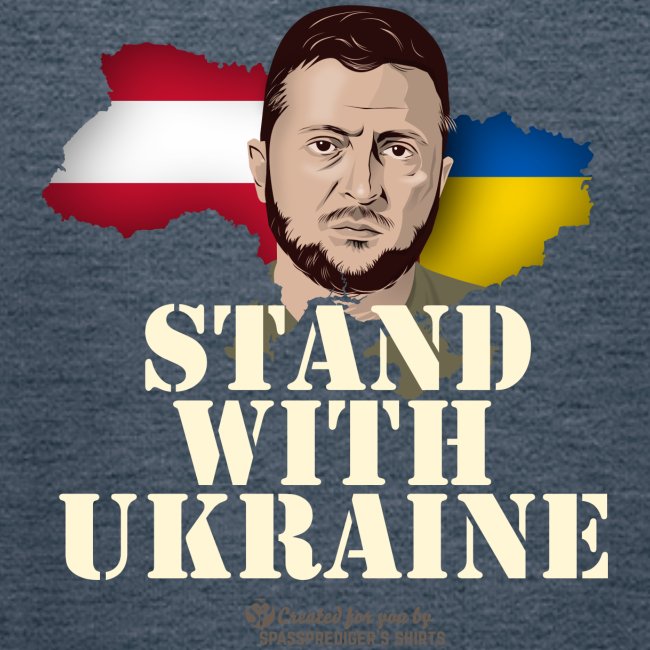 Ukraine Österreich Unterstützer T-Shirt Design