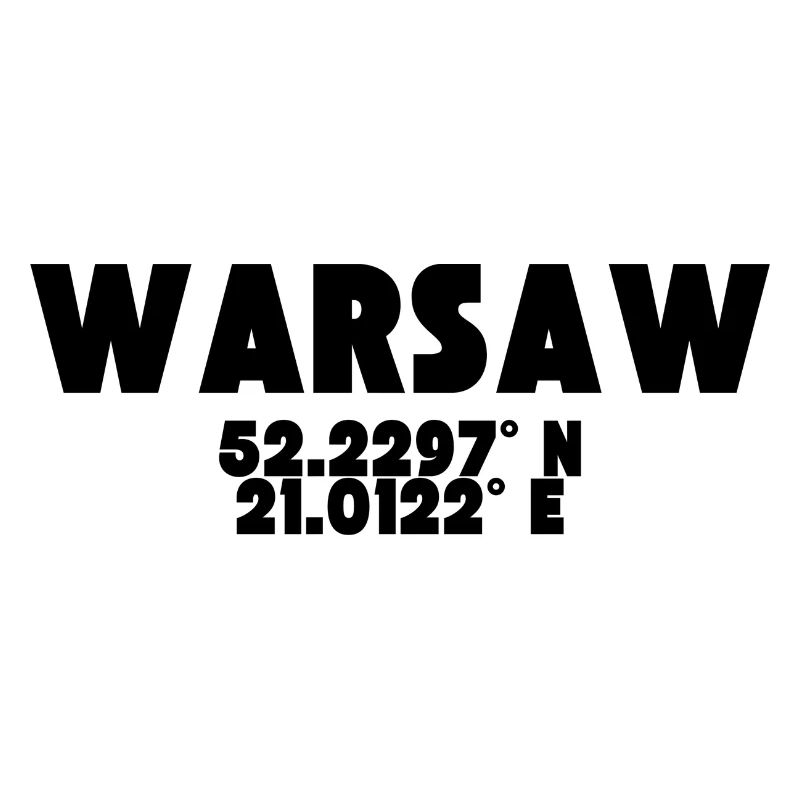 Varsovie / Varsovie - Conception avec coordonnées