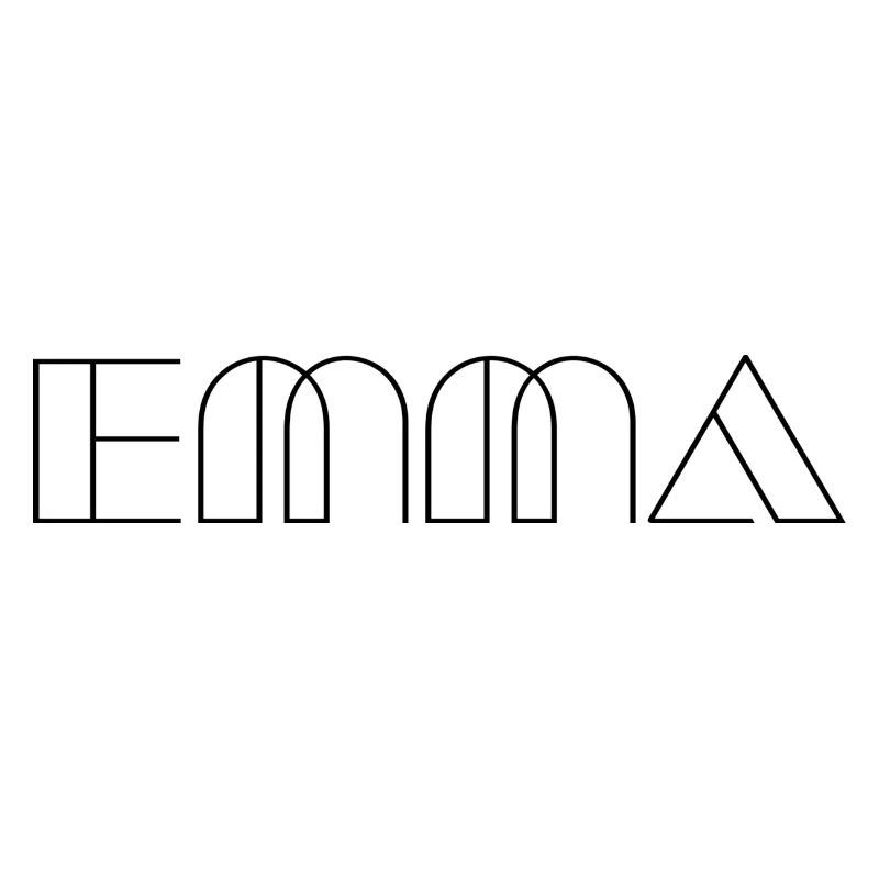 Name Emma Modern Schwarz