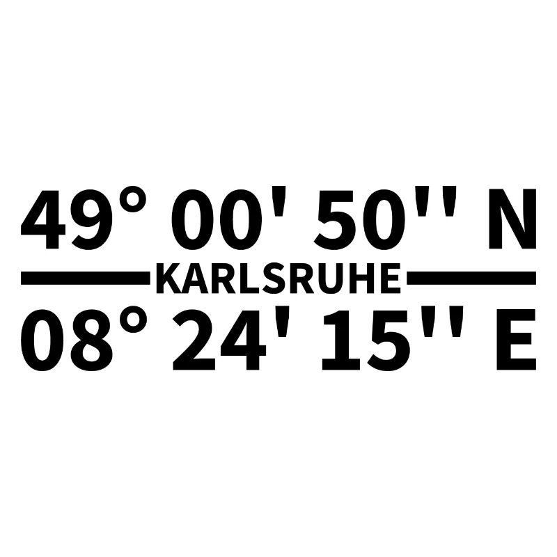 Coordonnées de Karlsruhe