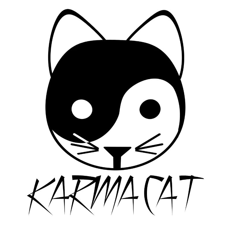 Karma Cat Ying Yang Gift Kitten Nirvana