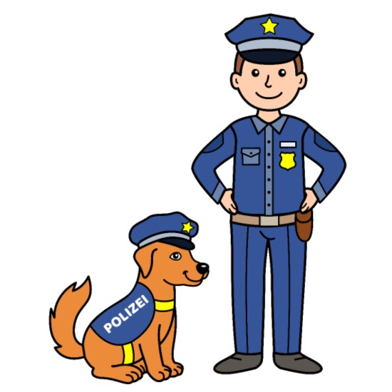 Police officer and police dog' Baby T-Shirt | Spreadshirt