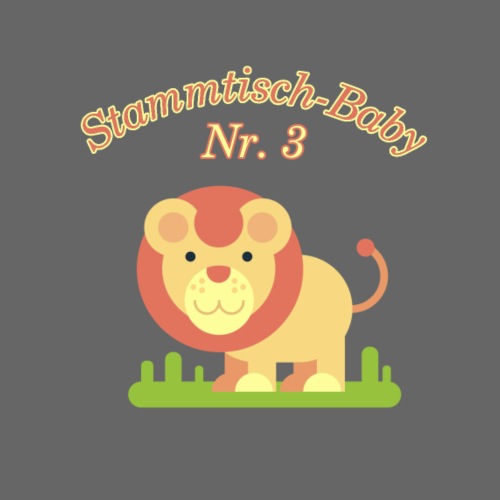 Stammtisch Baby Nr3 - Baby Bio-T-Shirt mit Rundhals