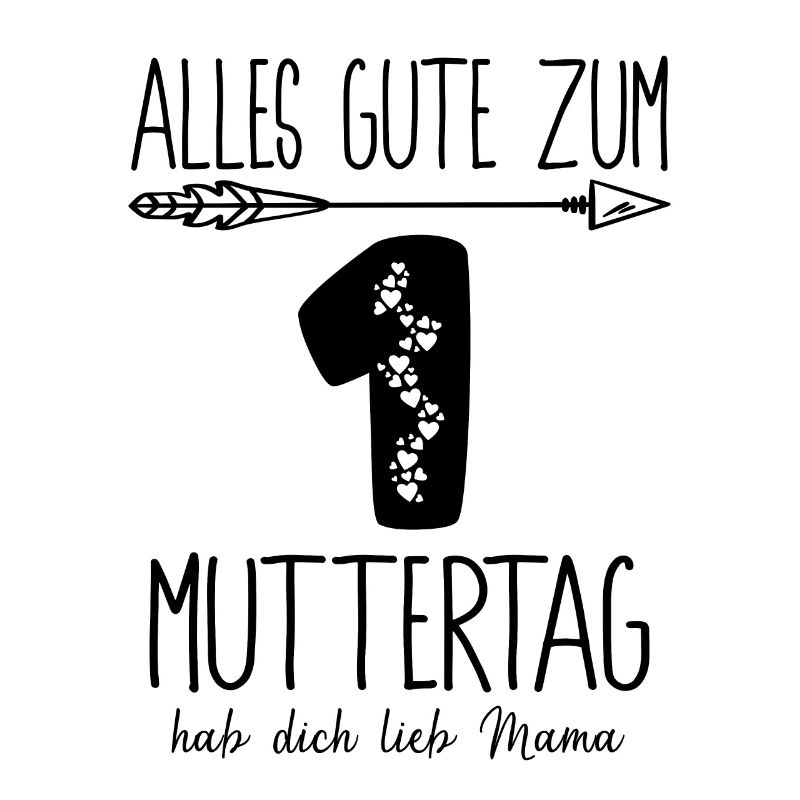 Muttertag - Erster Muttertag - Hab dich lieb Mama