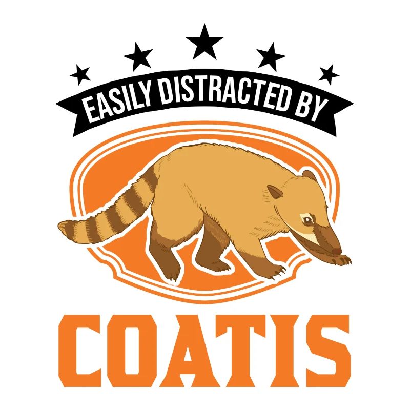 Easily distracted by Coatis coati