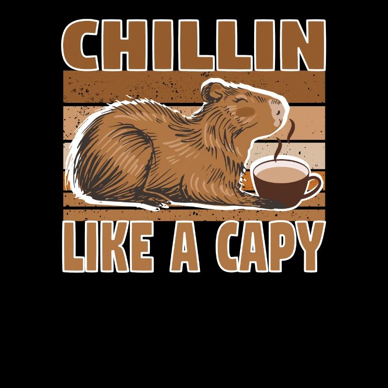 Wasserschwein Capybara Cappybara Kaffee Café