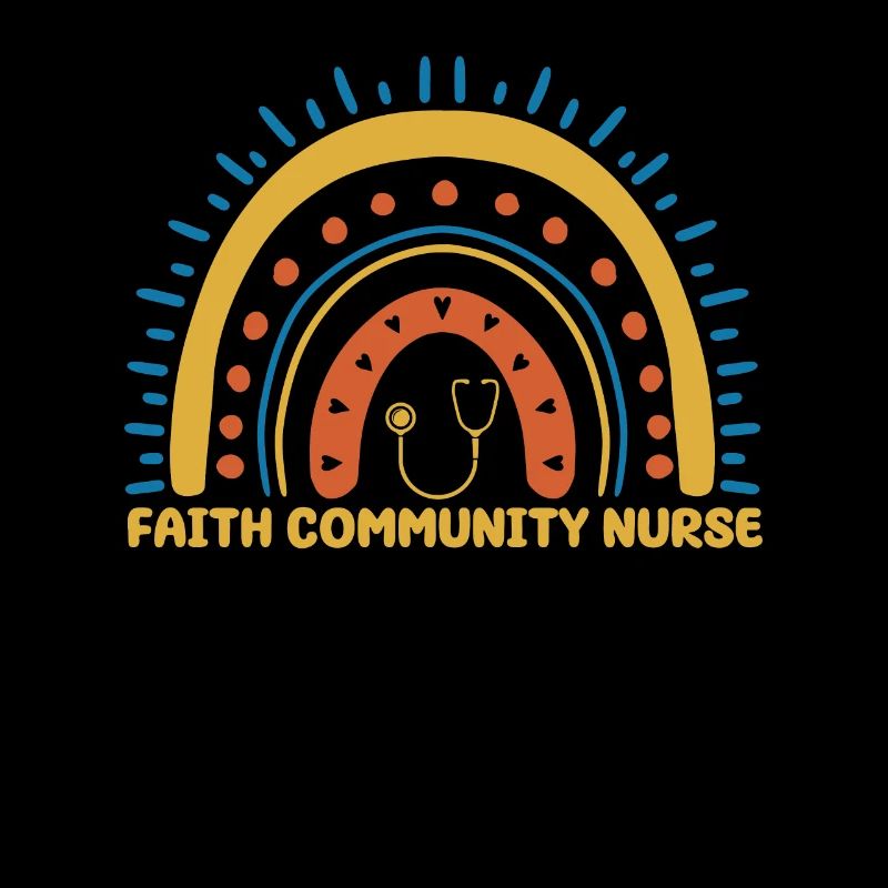 Community Nurse Boho Rainbow